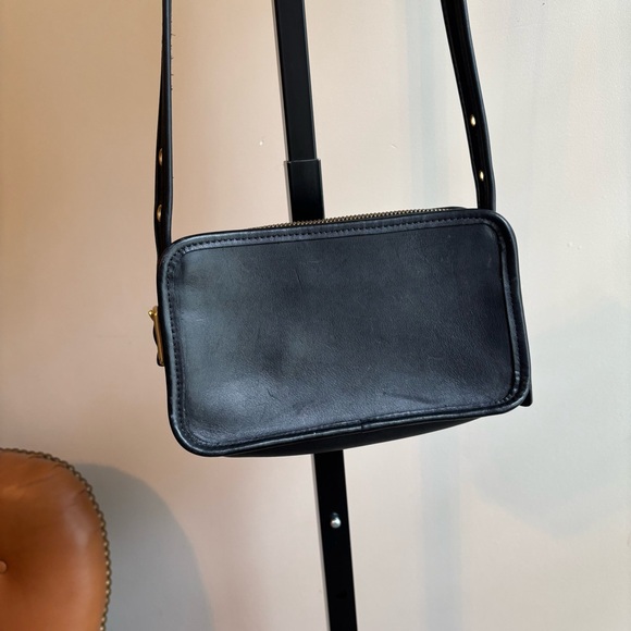 Vintage Coach #9167 Legacy Black Leather Belt Crossbody Bag - Picture 2 of 12